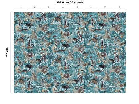 Mural Underwater Jungle WP-696