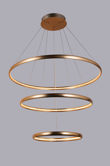 Lampa BRIGHTON 3 złota