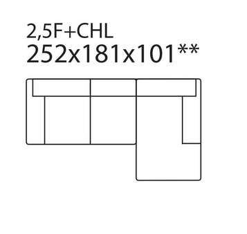 Sofa Soleil CHL+2,5 tkanina 