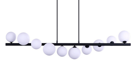 Lampa Sybilla 10 wisząca czarna