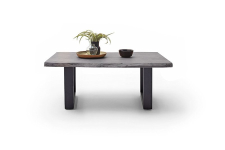 Stolik CARTAGENA 110cm, szary przecierany, antracyt mat "U"