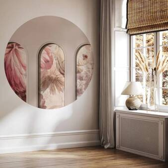 Mural koło Libra Beige Harmony Earth