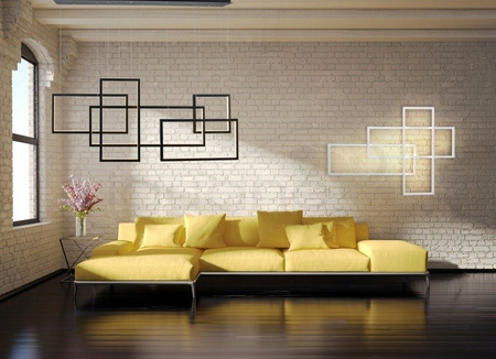 Kinkiet Quadratus Wall dimm czarny