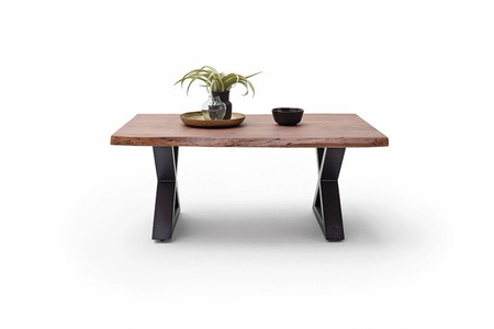 Stolik CARTAGENA 110cm,  orzech, antracyt mat "X"