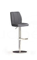 Hoker NAOMI podstawa okrągła ekoskóra szara