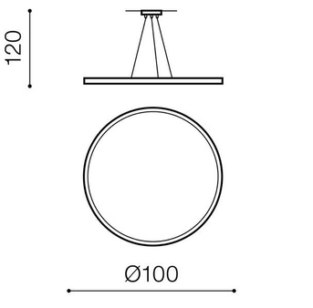 Lampa Cream AZ3290 SMART 100 wisząca biała