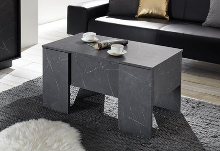 Stolik CARRARA  marmur antracyt