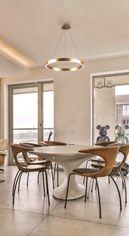 Lampa wisząca Marco 60 czarna CCT