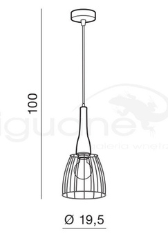 Lampa wisząca Terata 1