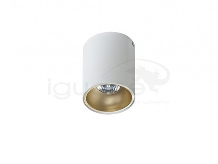 Lampa REMO biała z wkładem champagne