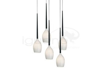 Lampa IZZA 5 wisząca biała