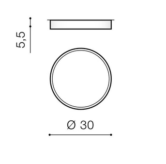 Lampa Monza II R SMART 30 3000K AZ3237 czarna