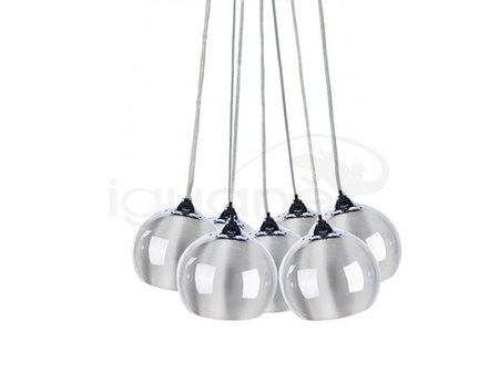 Lampa GULIA 7 wisząca chrom