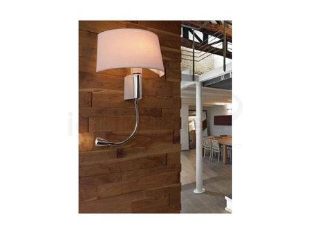 Lampa AMADEO LED OVAL biała