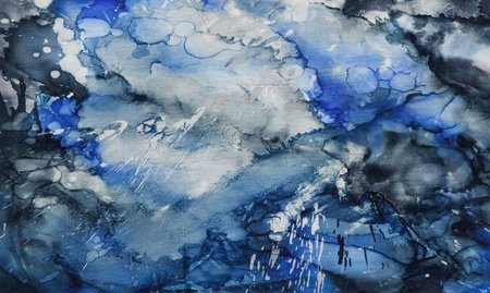 Mural Lago Blue - Pracownia Annowa