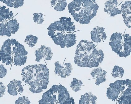 Mural Foglia Navy winyl