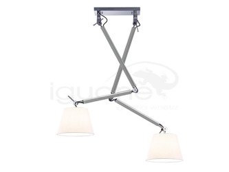 Lampa ZYTA ALU 2 S wisząca biała