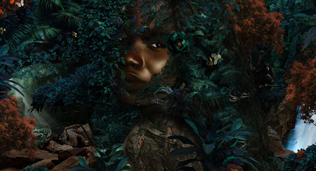 Mural Ubuntu Forest MU13010 flizelina