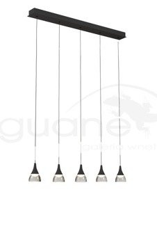 Lampa wisząca Dalmatia 5 czarna