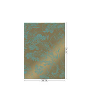 Mural Engraved Landscapes MW-034 złoty