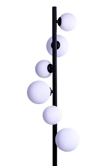 Lampa Sybilla 6 podłogowa czarna