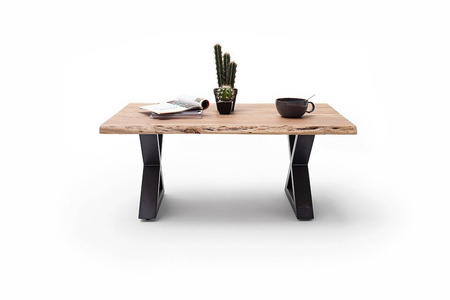 Stolik CARTAGENA 110cm, natur, antracyt mat "X"