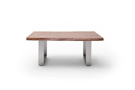 Stolik CARTAGENA 110cm,orzech, stal szlachetna "U"