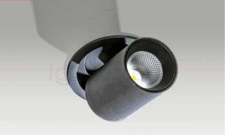 Plafon Luna czarna 15W dim