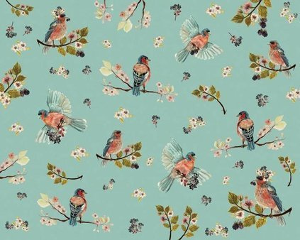 Mural Uccello Cantante Mint winyl