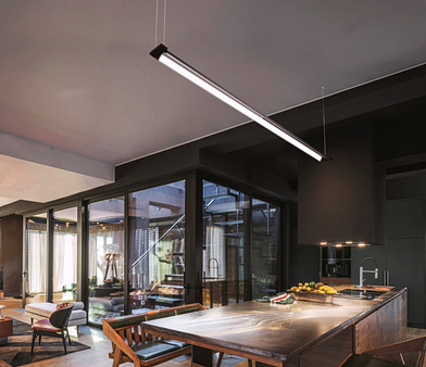 Lampa wisząca FLASH 130 czarna