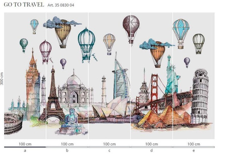 Mural Go to Travel 35 0830 04 Flizelina