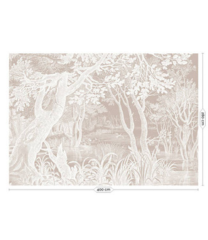 Mural Engraved Landscape Sand WP-769