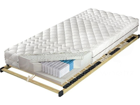 Materac Venus X5 H3 1-polowy Aloe Vera 160x200