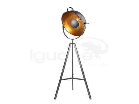 Lampa TOMA podłogowa czarna