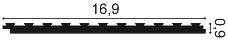 Listwa ścienna PX147