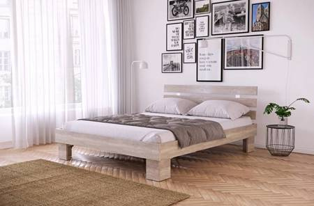 Łóżko drewniane 80242 06 czarne