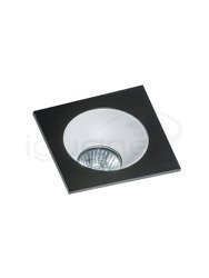 Lampa HUGO 1 Downlight czarna z wkładem białym