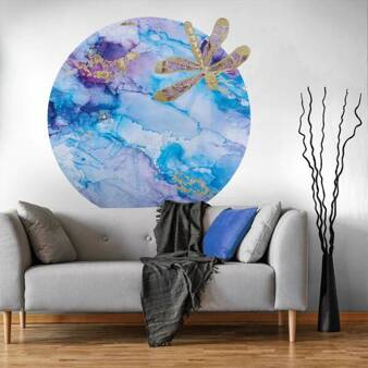 Mural koło Tapeta Portafortuna