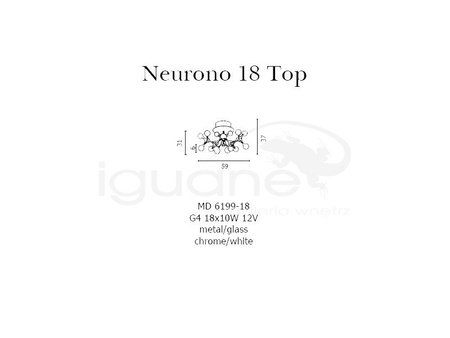 Lampa NEURONO 18 plafon