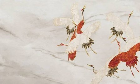 Mural Creamy Tsuru winyl