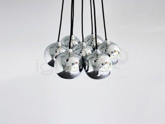 Lampa GULIA 7 wisząca chrom