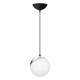 Lampa Sfera 1 czarna/chrom