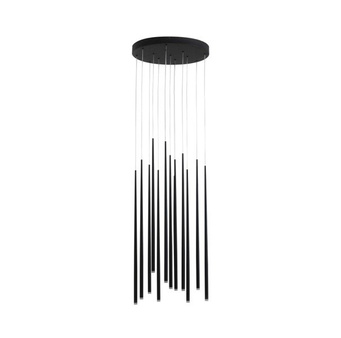 Lampa wisząca Louise 12 AZ3419 czarna