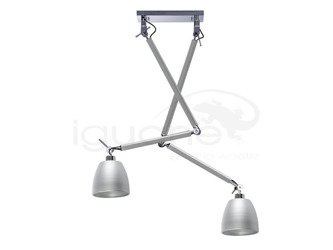 Lampa ZYTA ALU 2 S wisząca aluminium