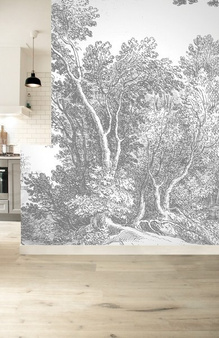 Mural Engraved Landscapes WP-326