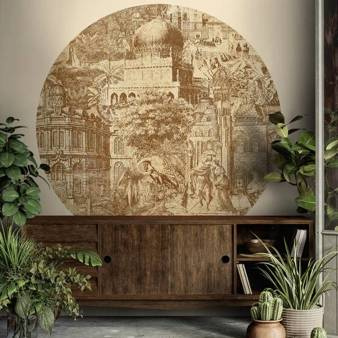 Mural koło Gulliver Rust