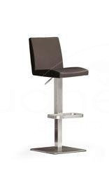 Hoker LOPES podstawa kwadratowa skóra brązowa