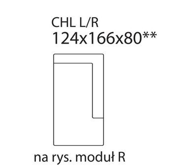 Moduł Zeus CHL prawy tkanina