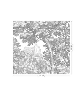 Mural Engraved Landscape WP-780