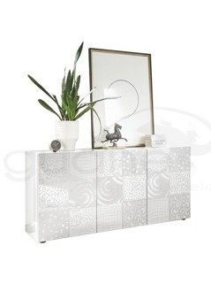 Komoda MIRO 3 drzwi 181 cm biała